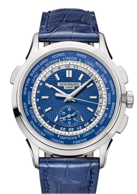 Replica Watch Patek Philippe 5930G-010 World Time Chronograph 5930 White Gold